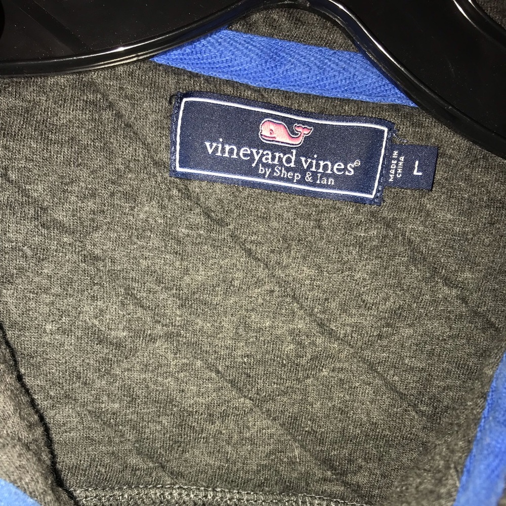Vineyard Vines Quilted Quarter Zip Men’s LG - Picture 3 of 3